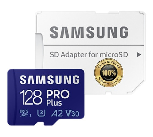 Tarjeta De Memoria Samsung Pro Plus 128gb Microsd +adaptador