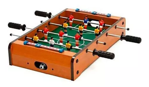 Mini Mesa Jogo de AIR HOCKEY à Pilhas Portátil com Marcador Discos