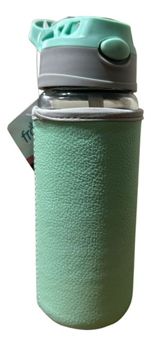 Botella De Agua Deportiva 500ml De Vidrio Con Funda Frostt