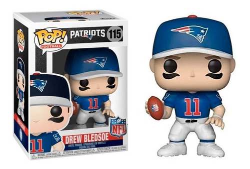 Drew Bledsoe Funko Pop 115 Nfl Legends: New England Patriots