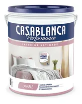 Comprar Latex Casablaca Performance Satinado Blanco 10 Serrentino