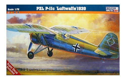 Pzl P-11c Luftwaffe 1939 Escala 1/72 Mistercraft B10 020101