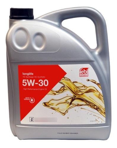 Aceite Para Motor 5w30 Longlife X 5lts Febi Ref 72943