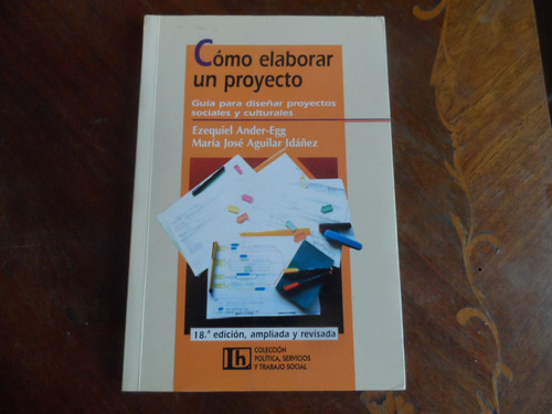 Libro Como Elaborar Un Proyecto E Ander-egg