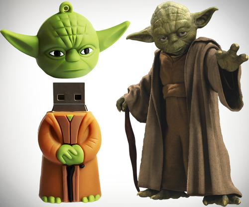 Usb De Star Wars - Yoda Darth Vader Trooper- Guerra Galaxias