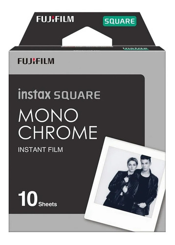Película Instantánea Instax Square Monochrome (10 Hojas)