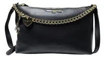 Comprar Bolsa Crossbody Karl Lagerfeld Mujer Lh3er821 Acabado De Los Herrajes Oro Color Negro Color De La Correa De Hombro Negro Diseño De La Tela Liso
