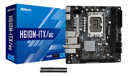 Board Asrock H610m-itx/ac - Negro