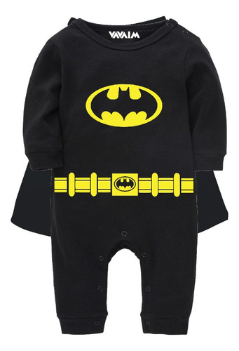 Enterito Bebé Batman Con Capa. Regalo Bebé