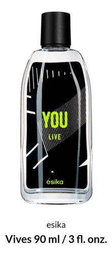 Perfume You Live 90ml Esika