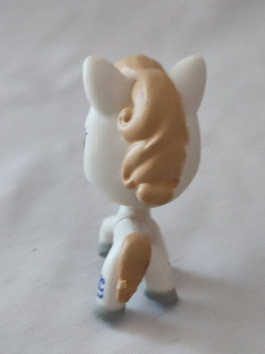 Pony Caballo Blanco Y Manchas Littlest Pet Shop Hasbro (Usado)