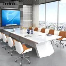 Comprar Mesa De Conferencia Rectangular Alto Brillo 