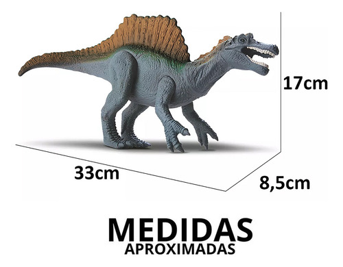 2 Brinquedos Realista Dinossauro Spinossauro E Barapassauro