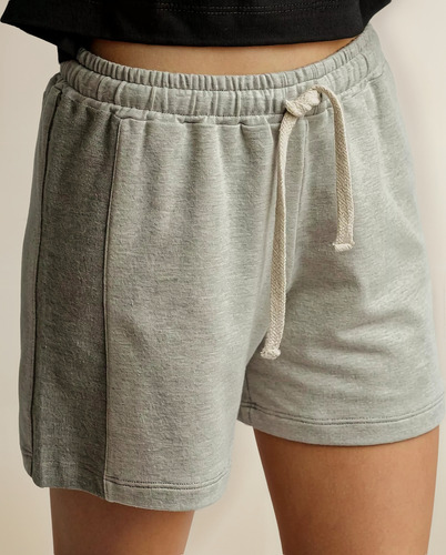 Short Reims Algodon Naranja Mandarina Pantalón Corto Nena
