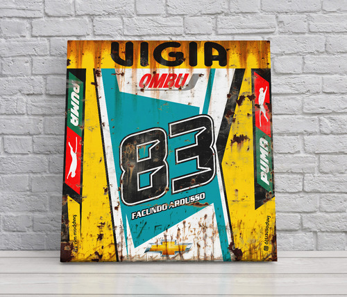 Carteles Facundo Ardusso Tc Chevrolet Torino 30x30 Cm