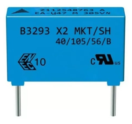 Condensador De Poliester 0.47uf 305v ( 2 Unidades )