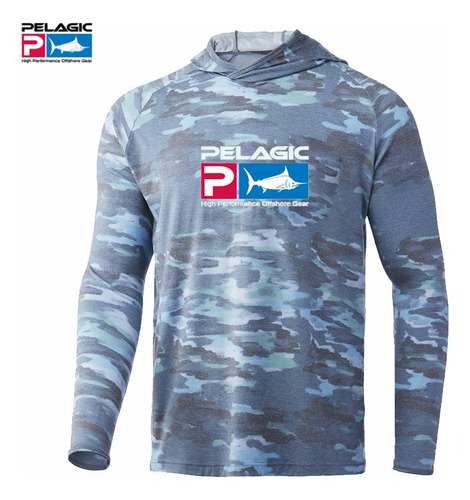 Nueva Polera De Pesca Con Capucha 2024 De Manga Larga Con Pr