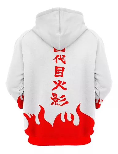 Blusa Aldeia Yondaime Hokage Full 3d