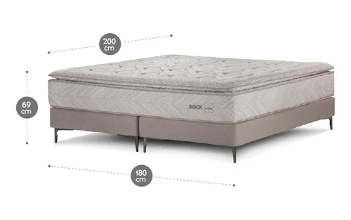 Box Spring Rosen Bock King 180 X 200 Cm