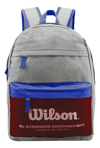 Mochila Wilson Urbana Escolar Reforzada Deporte Impermeable 