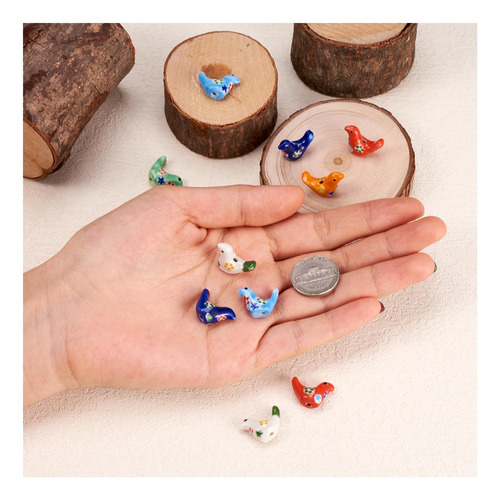 Boutigem 10pcs Palabra De Porcelana Peganas Con Patrón De De