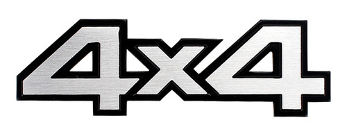 Emblema 4 X 4 4x4 Aluminio Alta Calidad 1 Unidad