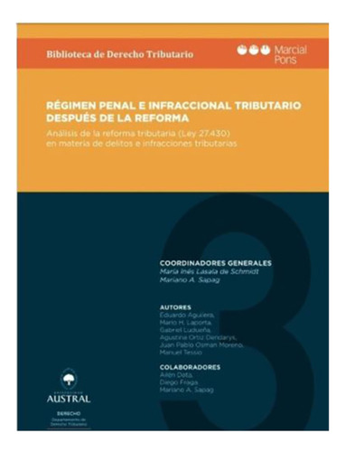 Regimen Penal E Infraccional Tributario Despues De La Reform