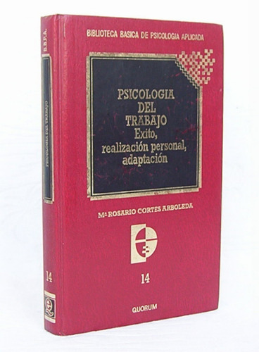 Psicología Del Trabajo Éxito Realización Personal  Quorum Pa