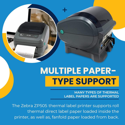 Zebra Zp 505 Label Direct Thermal Bar Code