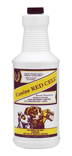 Canine Dog Red Cell Suplemento Nutricional Vitaminas 32 Fl O