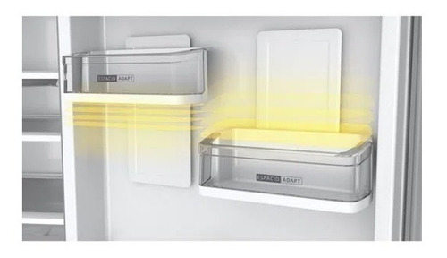 Imagen 4 de 7 de Heladera Whirlpool No Frost Inverter 443l Inx Wre57k2 Digiya
