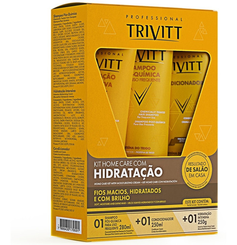 Imagem 2 de 4 de Kit Manutenção Trivitt Com Hidratação - Original Com Nf