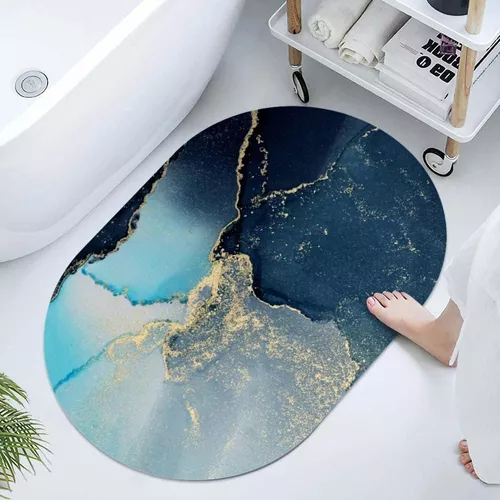 Tierra de diatomita alfombras de baño 30*40cm antideslizante de