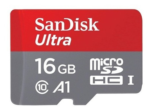 Memoria Flash Microsdhc Sandisk Ultra A1 Class10 Uhs-i 16gb