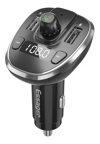 Transmisor Fm Cargador Auto Bluetooth 5.0 Manos Libres Usb | Cuotas sin ...