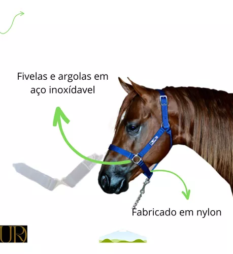 Cabresto Para Cavalos De 4 Nós De Corda Regulável Direto da