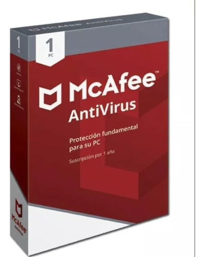 Mcafee Antivirus Licencia Digital Original Por 1 Año 1 Pc