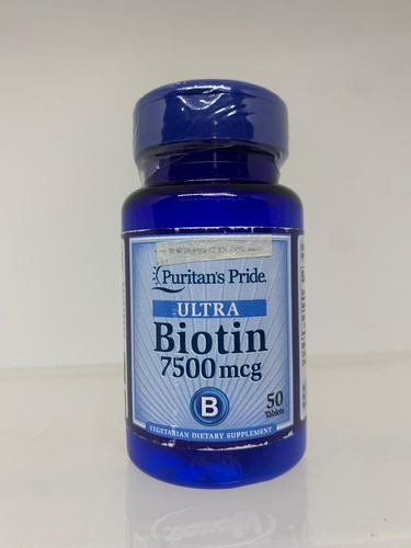 Vence May2023 Biotin 7500mcg - 50 Tab - Puritan's Pride