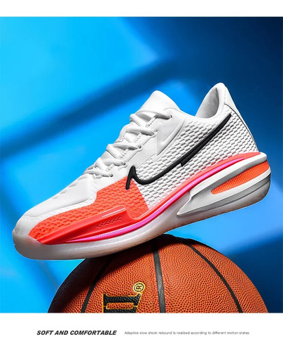 Zapatillas Altas De Entrenamiento De Baloncesto De Cuero Par