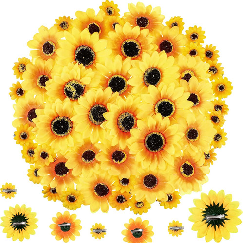 Hoteam Clip En Girasoles Falsos, Cabezas De Girasol Artifici