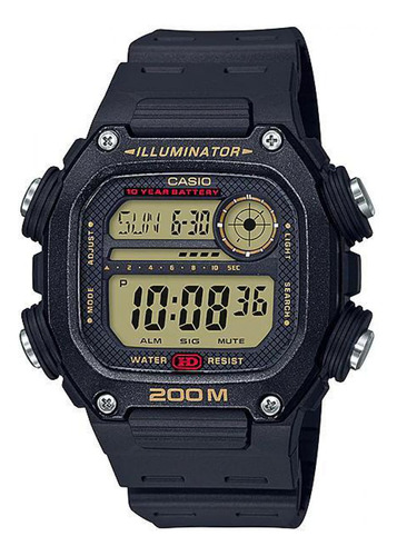 Reloj Para Hombre Casio Dw-291h-9av Negro