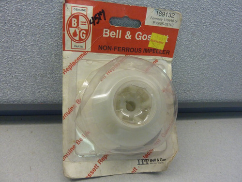 Bell&gossett 100series 189132 118840 P3500s-0311z Non Fe Ddu