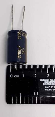 10 Pack Capacitor Electrolitico 2700uf, 25v Mce Radial
