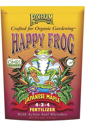 Happy Frog Fertilizante Orgánico De Arce Japonés Para Planta