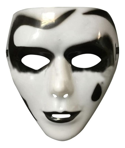 3 Mascaras Plastico Pintadas Con Correa Ajustable Para Hallo