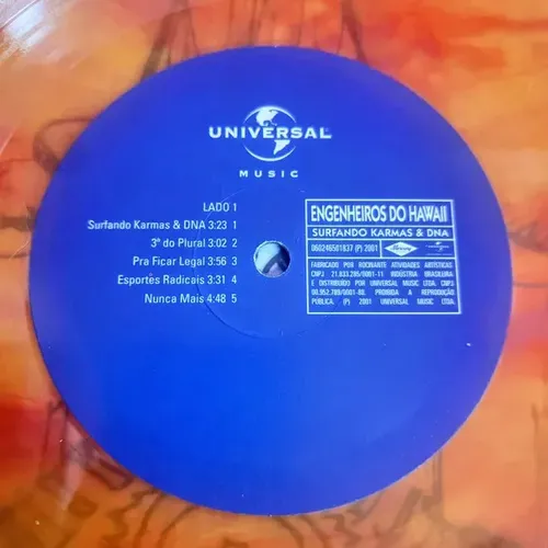 Lp Vinil Engenheiros Do Hawaii - Surfando Karmas & DNA (novo