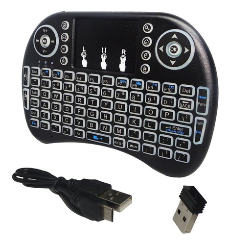 Mini Teclado Inalambrico Mouse-touch Smart Tv 