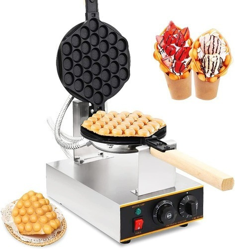 Máquina Waflera Waffles Burbuja Bubble Electrica Industrial