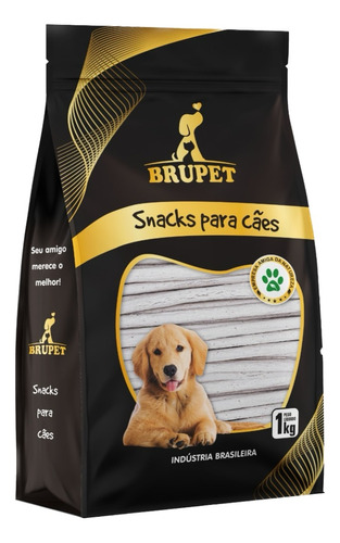 Osso Palito Rígido Para Cães Brupet 8mm 1kg