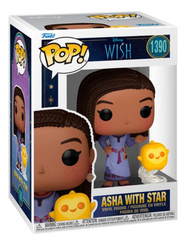 Figura Pop Asha With Star #1390 Disney Wish